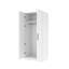 Nitra 4 Door Solid + Manufactured Wood Wardrobe-59342055