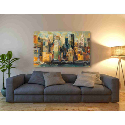 «New York» par Marilyn Hageman, reproduction d'art sur toile tendue