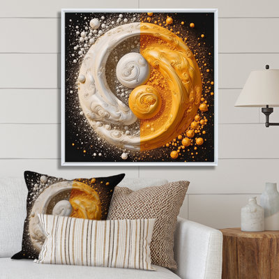 Blanc, jaune, yin et yang