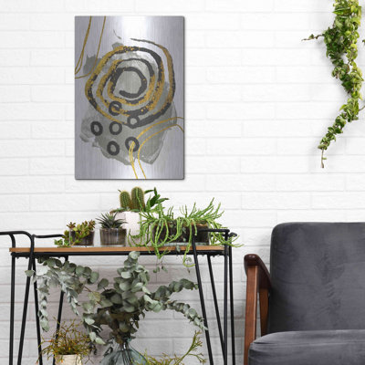 Brayden Studio «Gold Meets Neutrals VI» par Andrea Haase, mur en métal