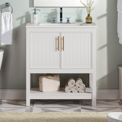 Meuble-lavabo simple 30 po