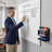 Wyton Wall-Mounted Acrylic Dry Erase Marker Holder – 10-Slot Whiteboard Organizer with Eraser Tray