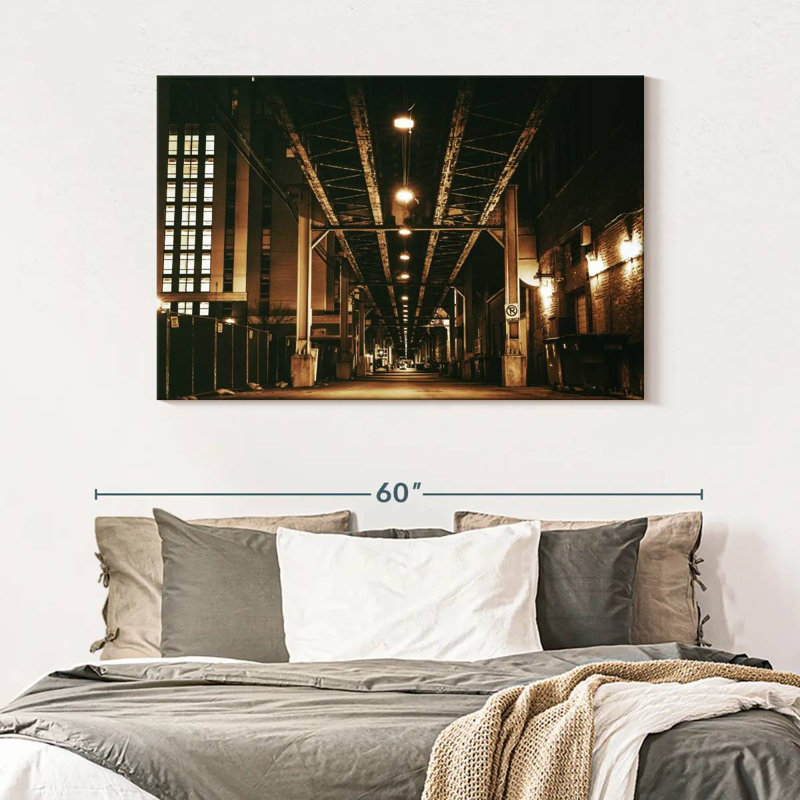 Mehar Chicago Train Bridge, 32" H x 48" W