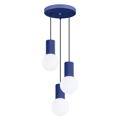 Bernis 3 - Light Brushed Nickel Pendant