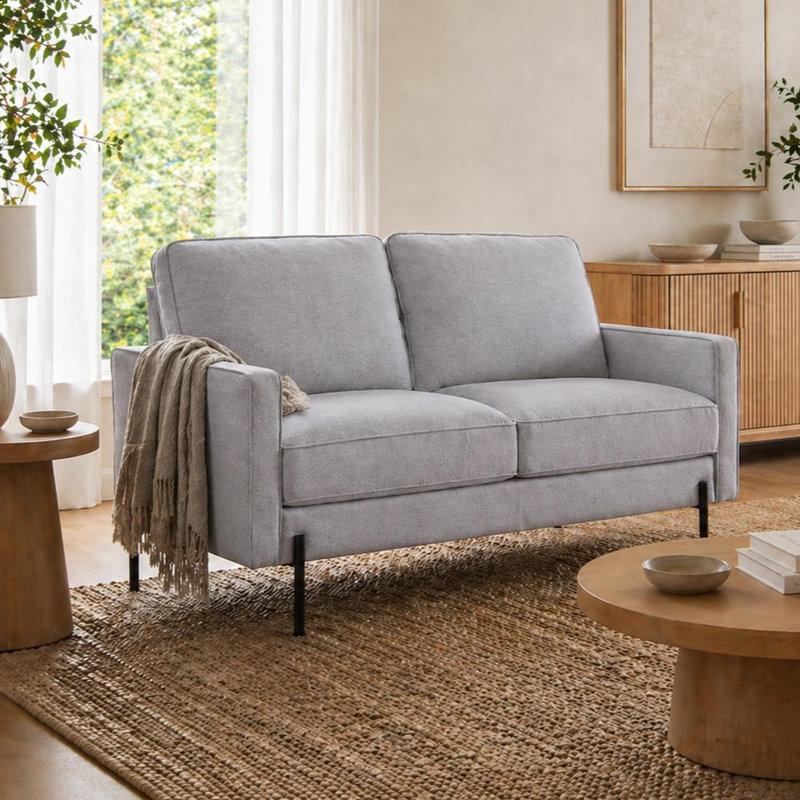 Causeuse Elara, Gris clair
