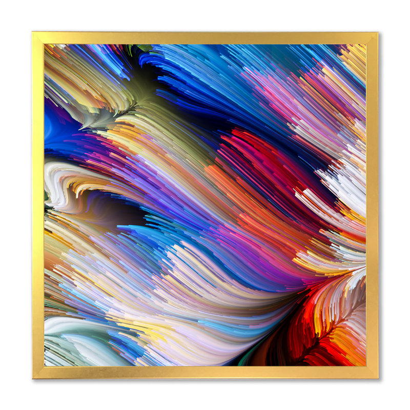 Art vivant, impression sur toile, Cadre photo doré, H 30 po x l 30 po x P 1 po