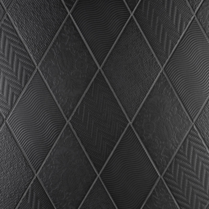 Rhombus 6" x 10" Porcelain Patterned Wall & Floor Tile