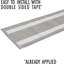 Tapis d'escalier intérieur antidérapant 9 po x 28 po Peterlee-311185576