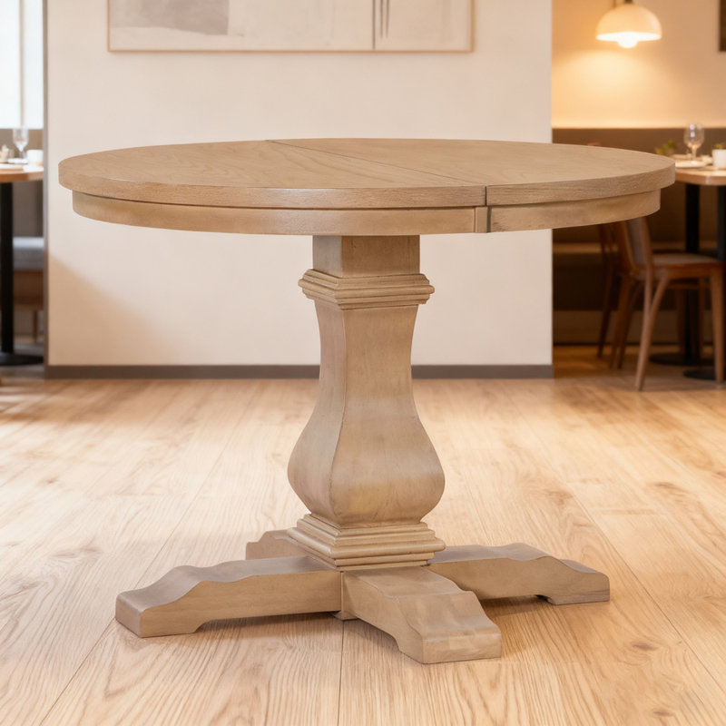 Oval Extendable Dining Table With Spacious Surface And Versatile Design, For Entertaining And Family Gatherings.
