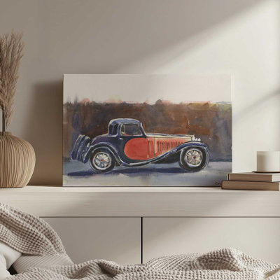 «Antique Bugatti» par Stephen Calcasola, reproduction d'art sur toile