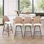 Swivel Upholstered Rattan Back Counter & Bar Stool-1362592448
