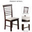 Chaise de salle à manger à abattants avec 4 tiroirs et table basse à abattants