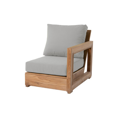 Isbah Teak Outdoor Lounge Chair , Sunbrella® Cushions Included
