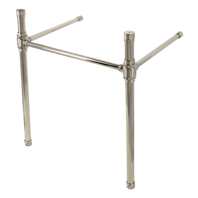 Pieds de console en laiton Kingston, Polished Nickel
