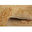 Tapis de bois one-of-kind-noué la 2010 ushak crème 4 pi 4 po x 5 pi en laine de 10 po Yaak