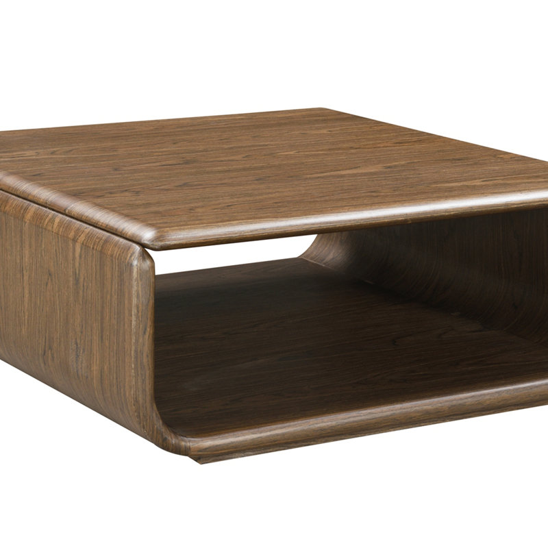 Table basse, H 12 po x l 32 po x P 32 po, Noyer foncé