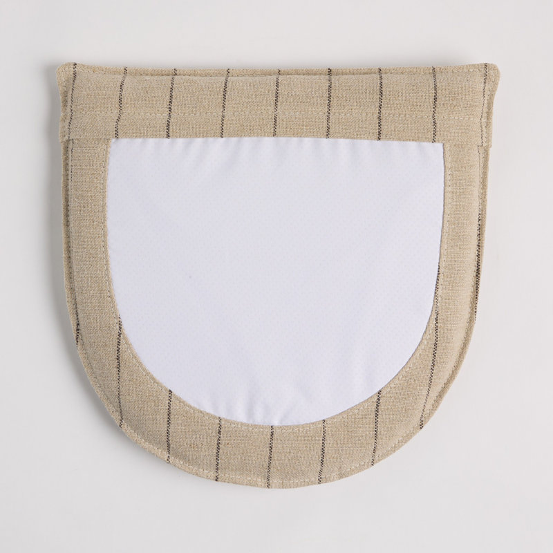 Dining Seat Cushion-16.5"-Antwerp Natural, Lavon Flint Striped