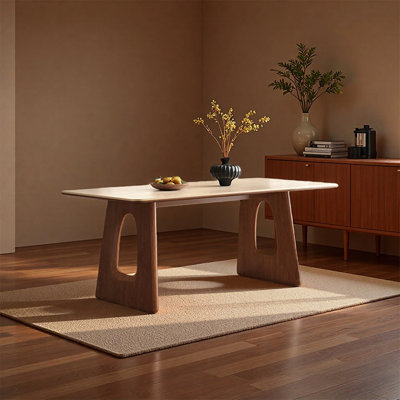 Mid Century Modern Sintered Stone Dining Table