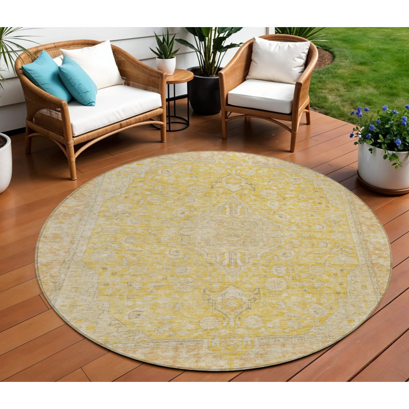 Tapis rond 8 po