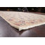 Tapis décoratif en laine Ivoire de conception unique 8 pi 7 po x 9 pi 6 po noué à la main New Age Aubusson