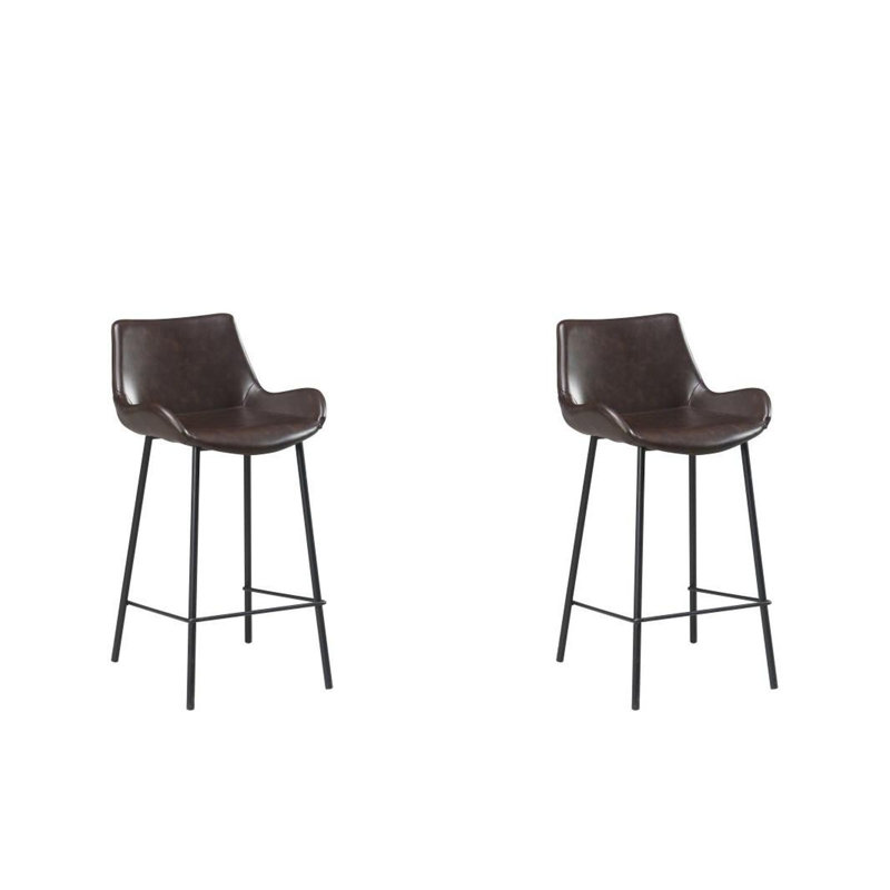 Tabouret de bar Dunstable, Brun