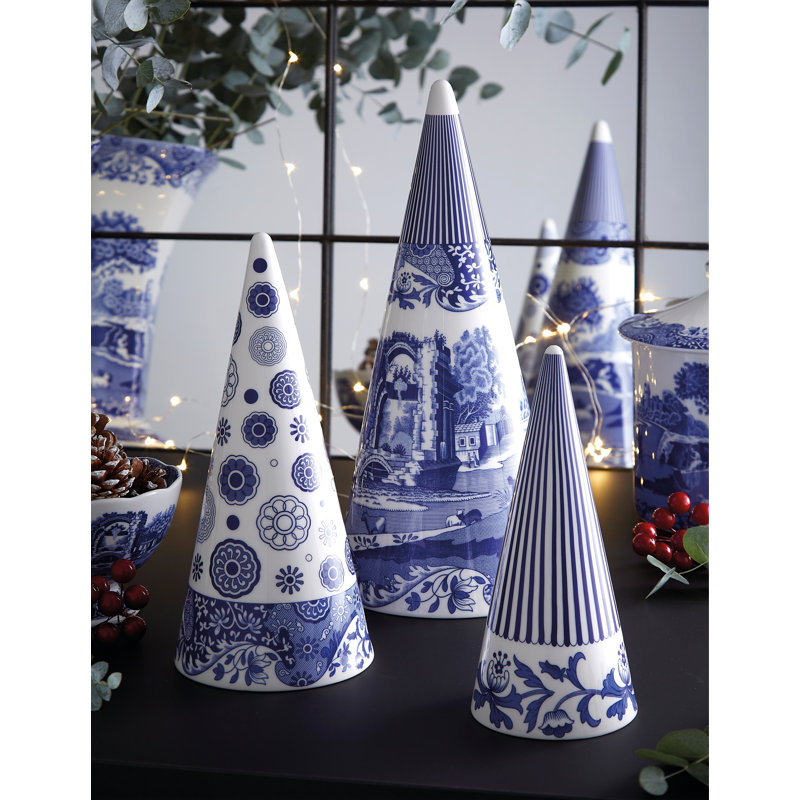 Classic Blue Italian - Chistmas Topiary