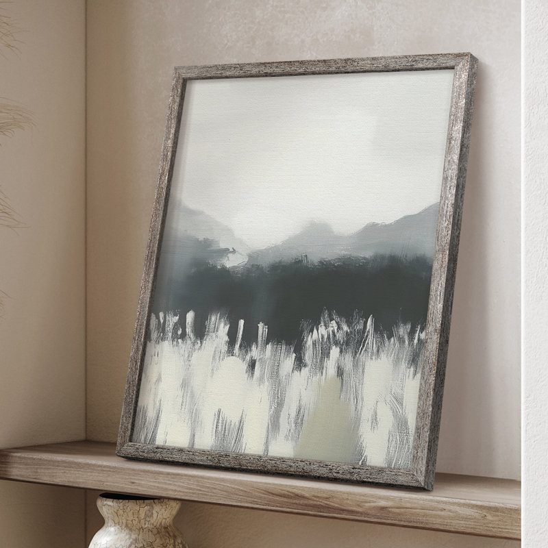 «LANDSCAPES Series LX III», reproduction encadrée - bois massif, H 15 po x l 12 po