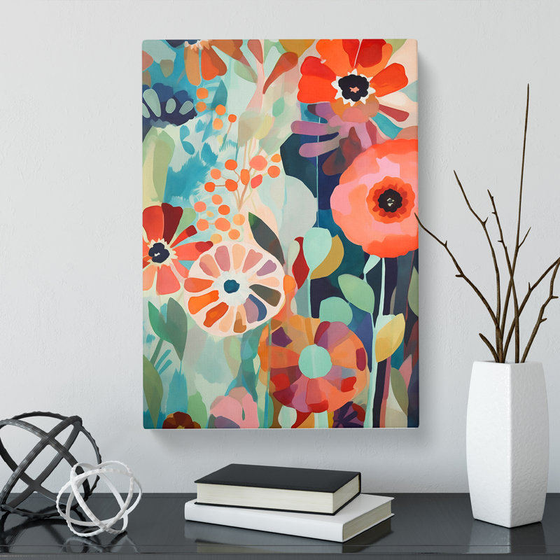 Audu Flowers Orphism Vol.4 - Wrapped Canvas, 50cm H x 35cm W x 3cm D