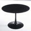Table de salle à manger Mid-Century Tulip avec plateau en panneau de fibres à densité moyenne (pour 4 à 6 personnes)