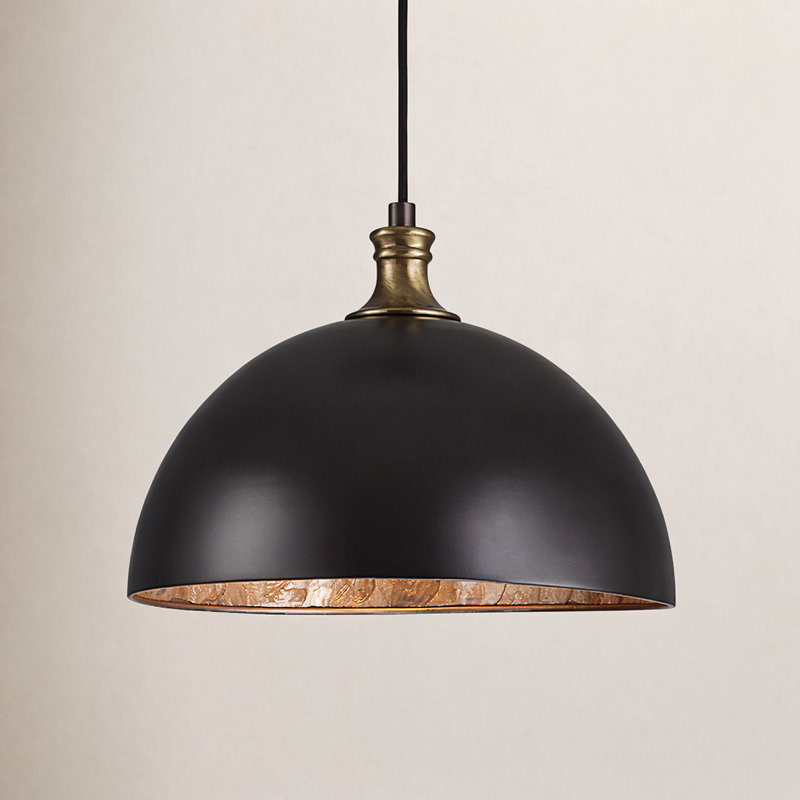 Luminaire suspendu en forme de dôme Asherman