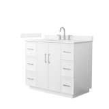 Elan TK 42" Freestanding Single Bathroom Vanity with Quartz Top