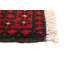One-of-a-Kind 3'5" x 5'10" 1980s Rectangle Wool Area Rug in Black and Red