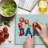 Ambesonne Daniel Cutting Board Large Size Grooving Male Name Cake Multicolor