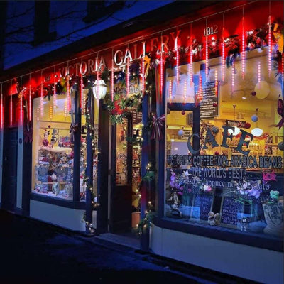 Lumières de douche en forme de glaçons de Noël 20 pouces 8 tubes