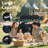 2-Seat Wagon Stroller, All-Terrain Foldable Stroller Wagon for Toddlers with Canopy, Snack Tray & Push/Pull Bar-116818978