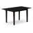 5 Piece Kitchen Table Set for 4 Includes a Rectangle Dining Table with Butterfly Leaf and 4 Dining Room Chairs, Black-681675387-681675385-681675386