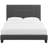 Modway Melanie Tufted Button Upholstered Fabric Platform Bed-1258530440-1258530439