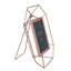 Cadre photo 11 po 4 po x 6 po Hexagonal Contemporary - Or rose