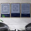 Ensemble de 3 toiles tendues Dramatic Pine-97795137-97795138