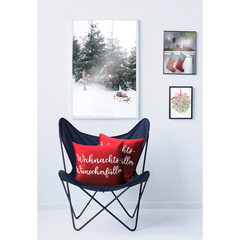 Winterwelt Square Cushion Cover, 46cm H x 46cm W