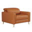 Fauteuil d'appoint en cuir Tawanne-1199107141
