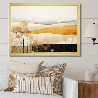 " Bold Muted Tone Countryside Landscape "