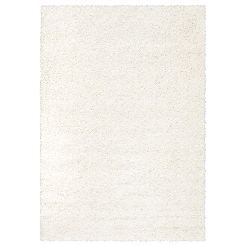 Ahyan Solid Colour Shag Area Rug, Rectangle 120 x 170cm