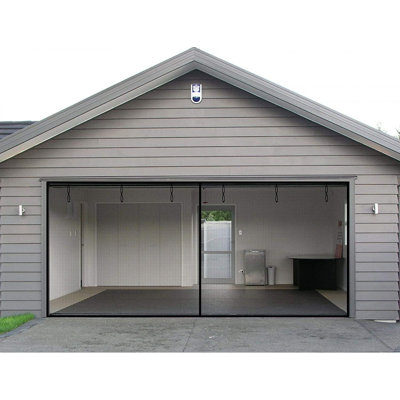 Moustiquaire de porte de garage de 16 x 7 pieds pour garage double