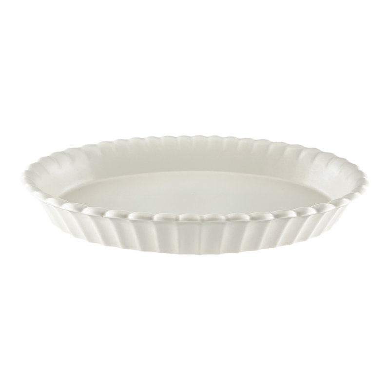 Toile ovale Lafayette Canvas Home, Blanc
