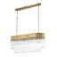 Lustre ovale moderne en cristal 12 lumières-638413014