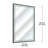 Front &back Led Anti-fog Tempered Glass Framed Vanity/bathroom Mirror-1798029513
