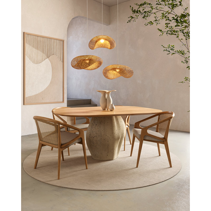 Petra 59.5" Organic Dining Table