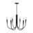Bronte - Chandelier - 6-Light - Black