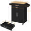 Solid Wood Top Kitchen Cart-1108409179